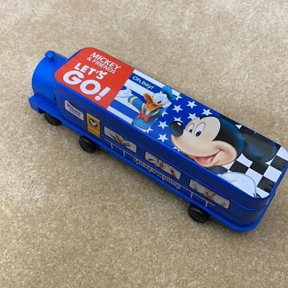 Mickey Mouse Pencil Box with Sharpener NWT - Picture 6 of 7